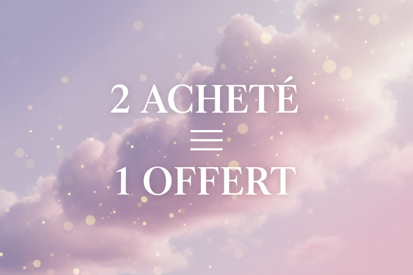 2 achetés = 1 offert