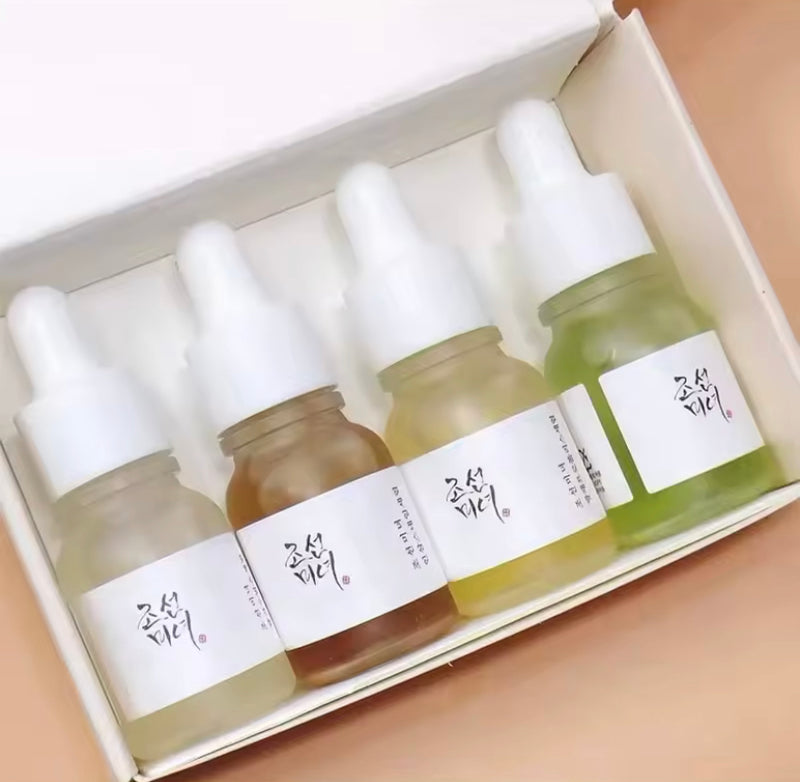 GAMME DE SÉRUMS – SOLUTION COMPLÈTE POUR UNE PEAU APAISÉE, ÉCLATANTE ET JEUNE
