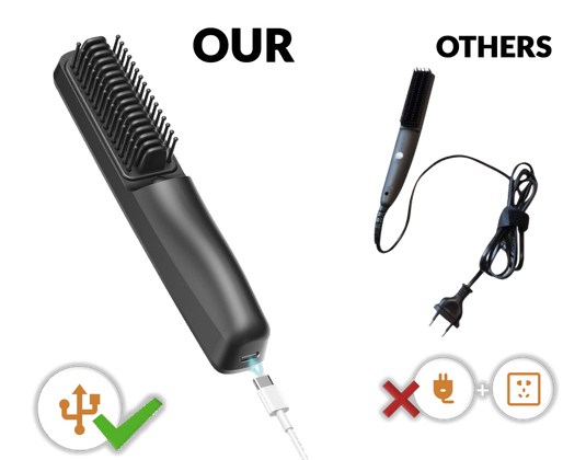 BROSSE À LISSER PORTABLE