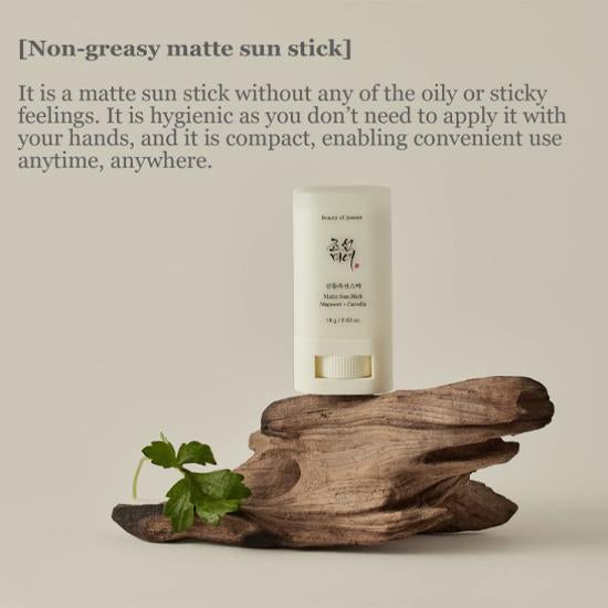 MATTE SUN STICK : MUGWORT + CAMELLIA-protection solaire SPF50+