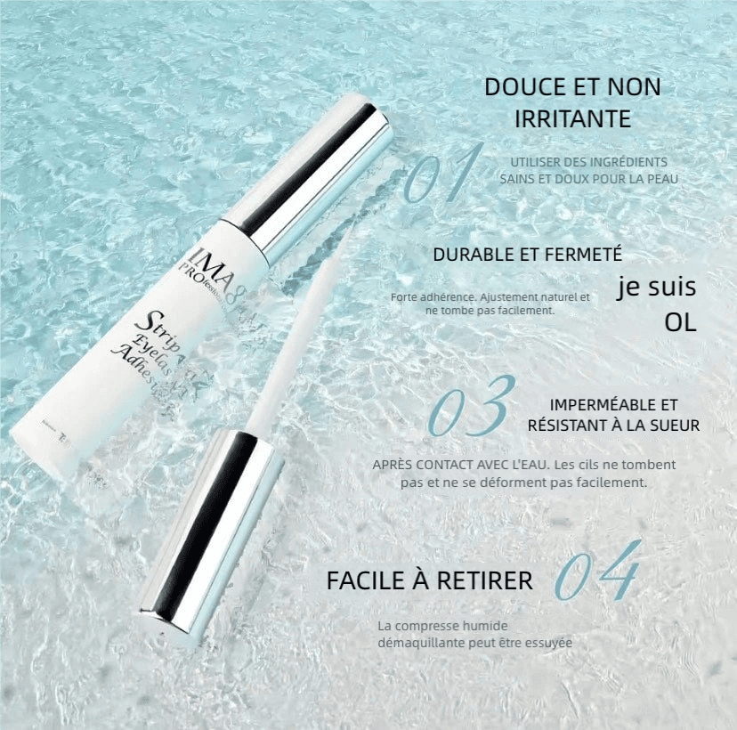 COLLE À FAUX CILS – TENUE LONGUE DURÉE