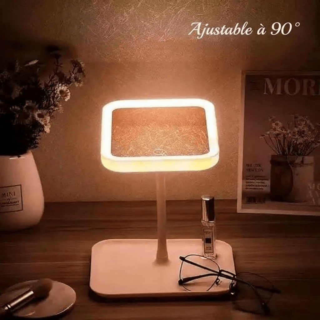 Miroir LED VIZAURA ajustable à 90°